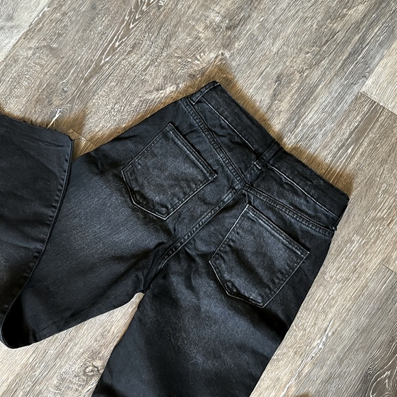 Art Class Jeans High Waist Relax Hip & Tight Raw Hem Straight Leg size 10 Kids - Picture 7 of 8